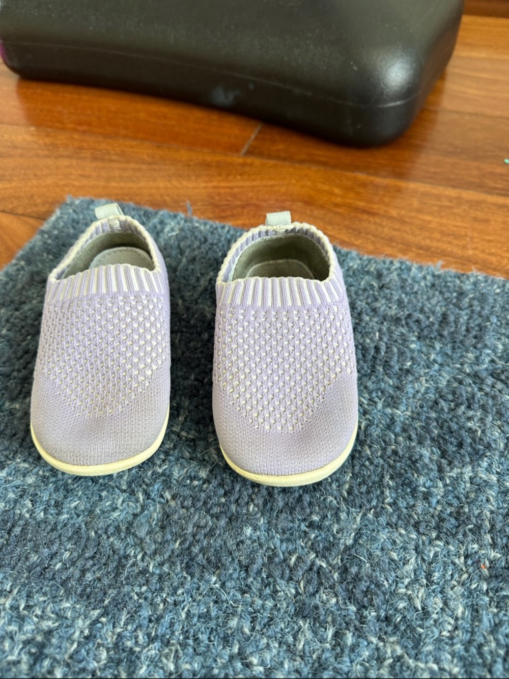 See Kai Run Size 6 Lilac Knit Slip-On Sneakers for Baby